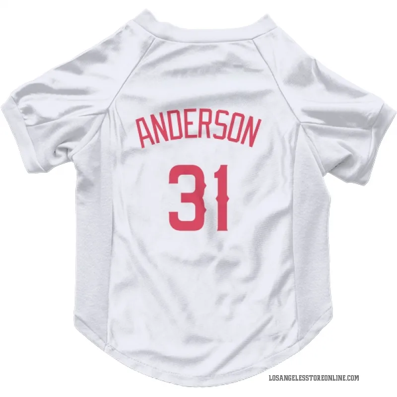 Tyler Anderson  Navy Los Angeles Angels  Cat & Dog Pet Jersey