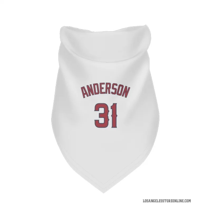 Tyler Anderson  White Los Angeles Angels  Cat & Dog Pet Bandana