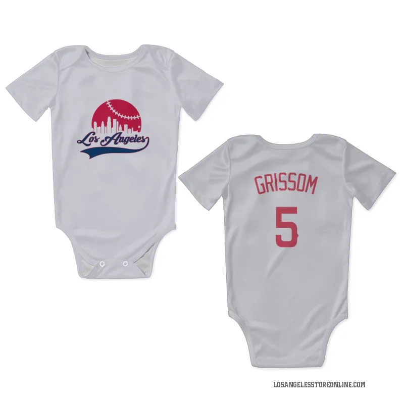 Vaughn Grissom  Navy Los Angeles Angels  Newborn & Infant Bodysuit
