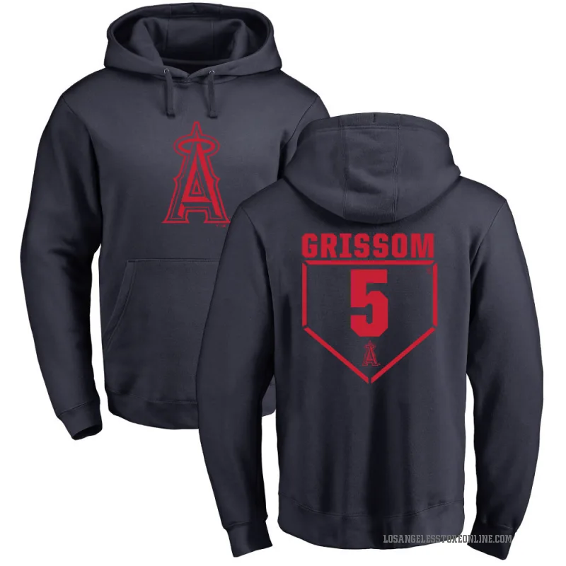 Vaughn Grissom Youth Navy Los Angeles Angels Branded RBI Pullover Hoodie -