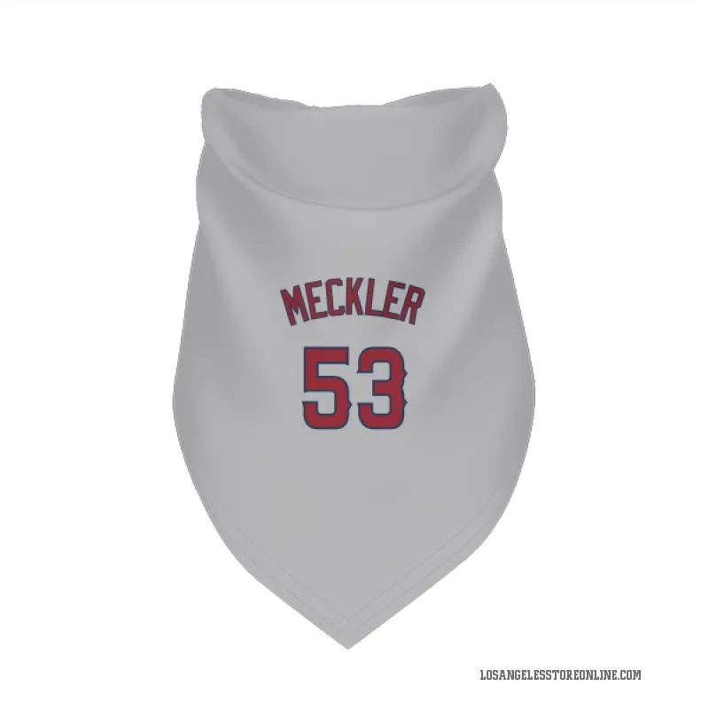 Wade Meckler  Gray Los Angeles Angels  Cat & Dog Pet Bandana