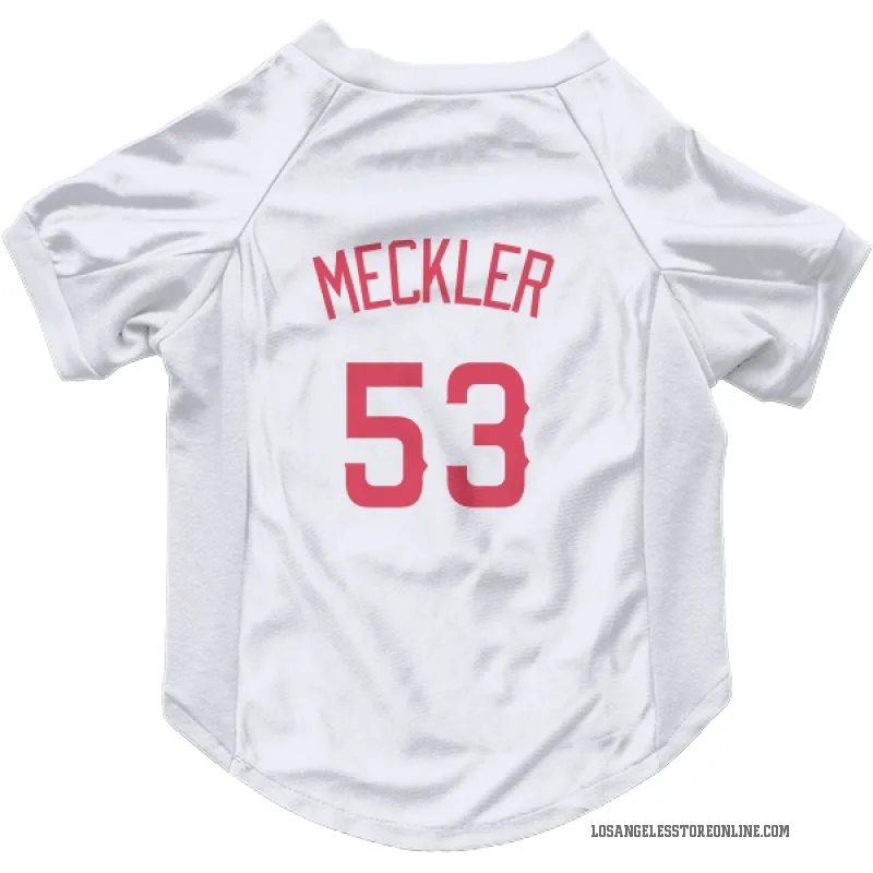 Wade Meckler  Navy Los Angeles Angels  Cat & Dog Pet Jersey