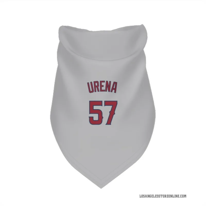 Walbert Urena  Gray Los Angeles Angels  Cat & Dog Pet Bandana