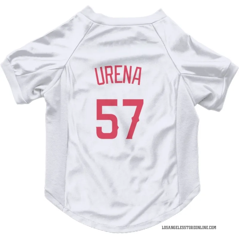 Walbert Urena  Navy Los Angeles Angels  Cat & Dog Pet Jersey