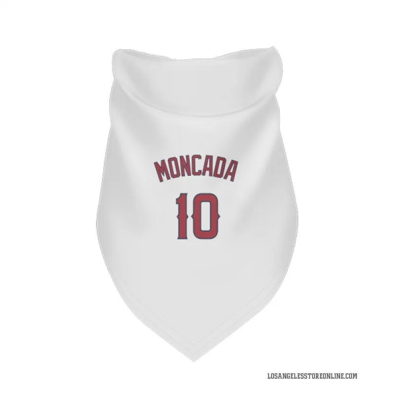 Yoan Moncada  White Los Angeles Angels  Cat & Dog Pet Bandana